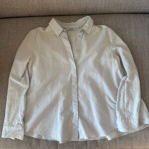 &other stories blue button down